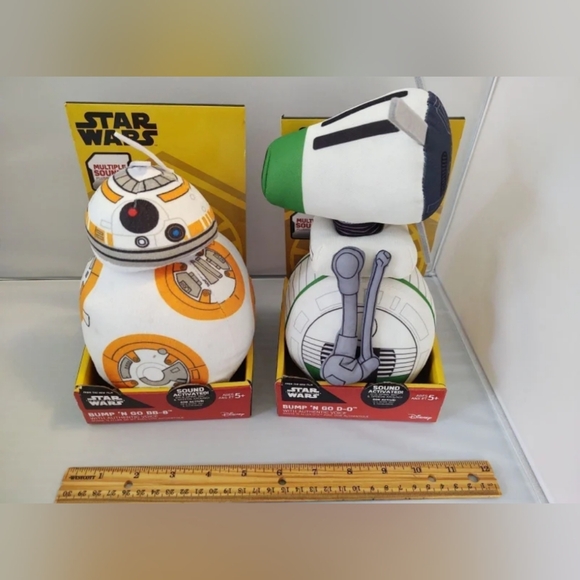 Disney Star Wars Bump 'N Go Action Plush: BB-8 and D-0 NWT - Picture 4 of 5